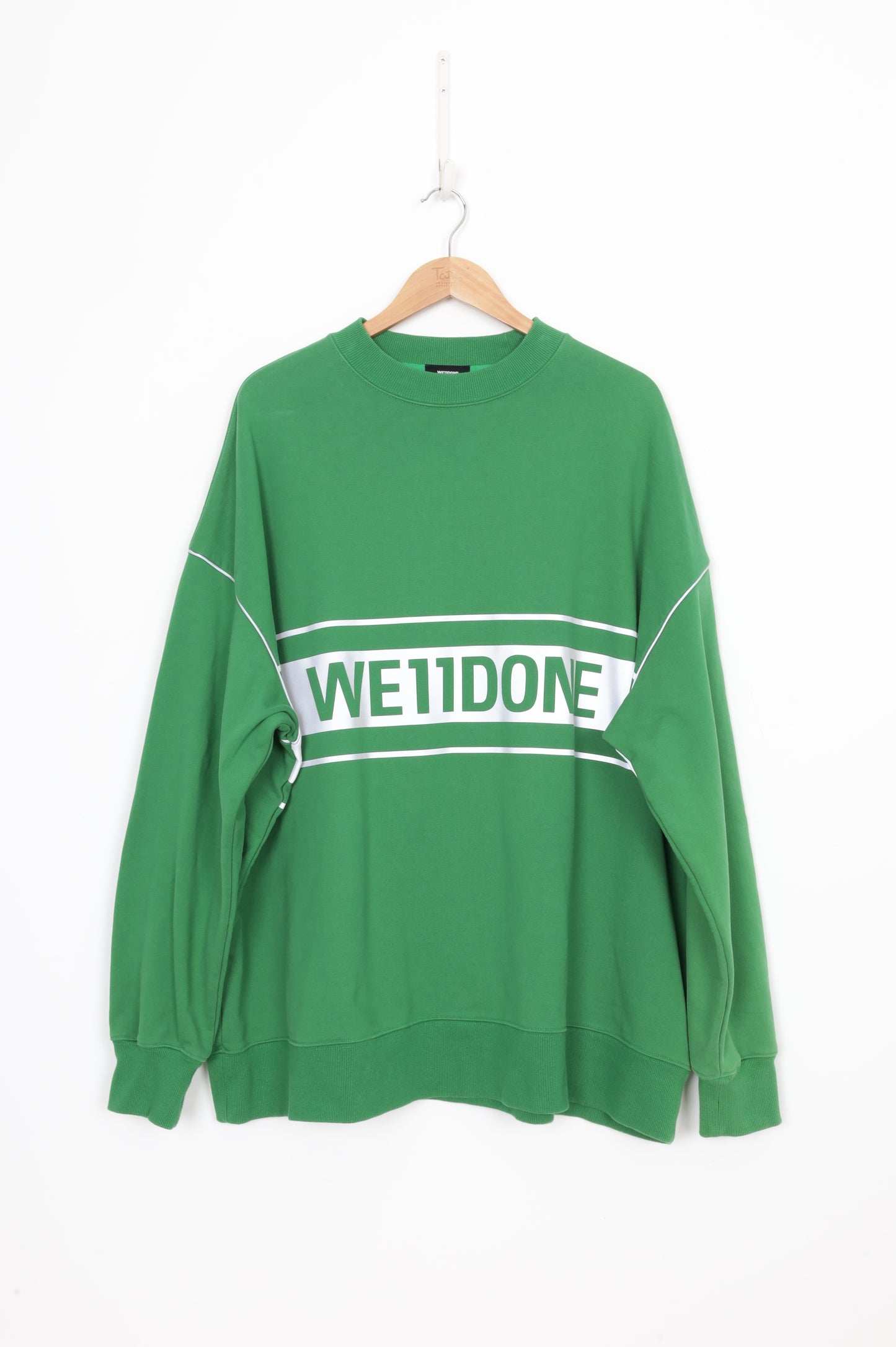 We11done Mens Green Sweatshirt Size O/S