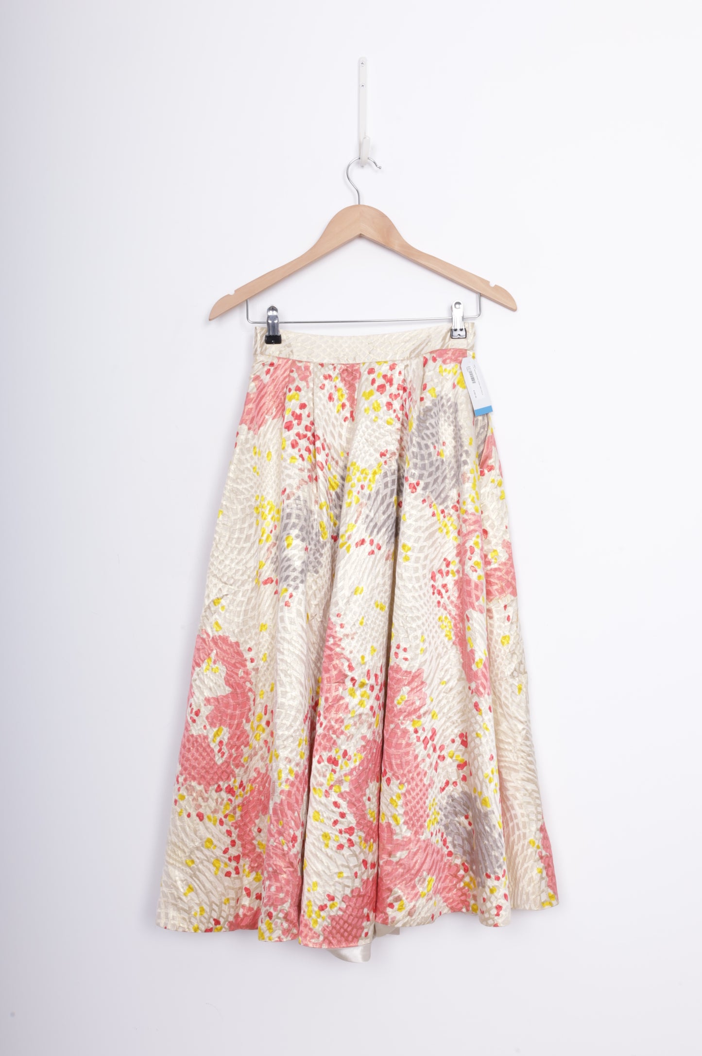 L.K. Bennett Unisex Cream Skirt Size 6