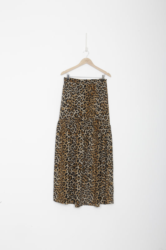 Superette Womens Brown Maxi Skirt Size 10