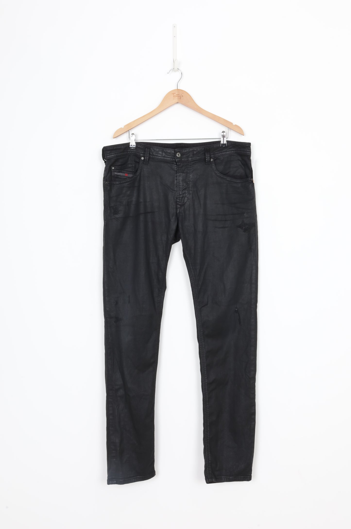 Diesel Mens Black Jeans Size 38