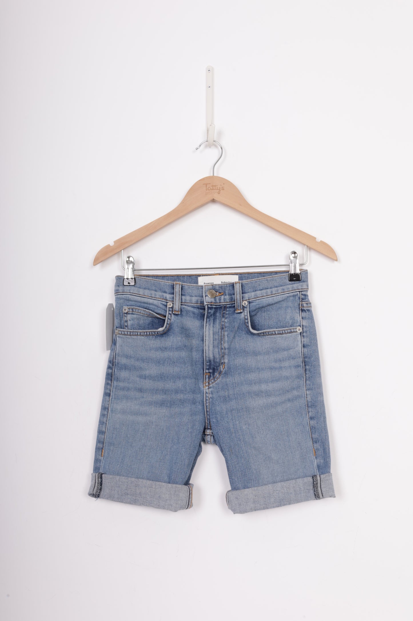 Proenza Schouler Womens Blue Shorts Size W 26