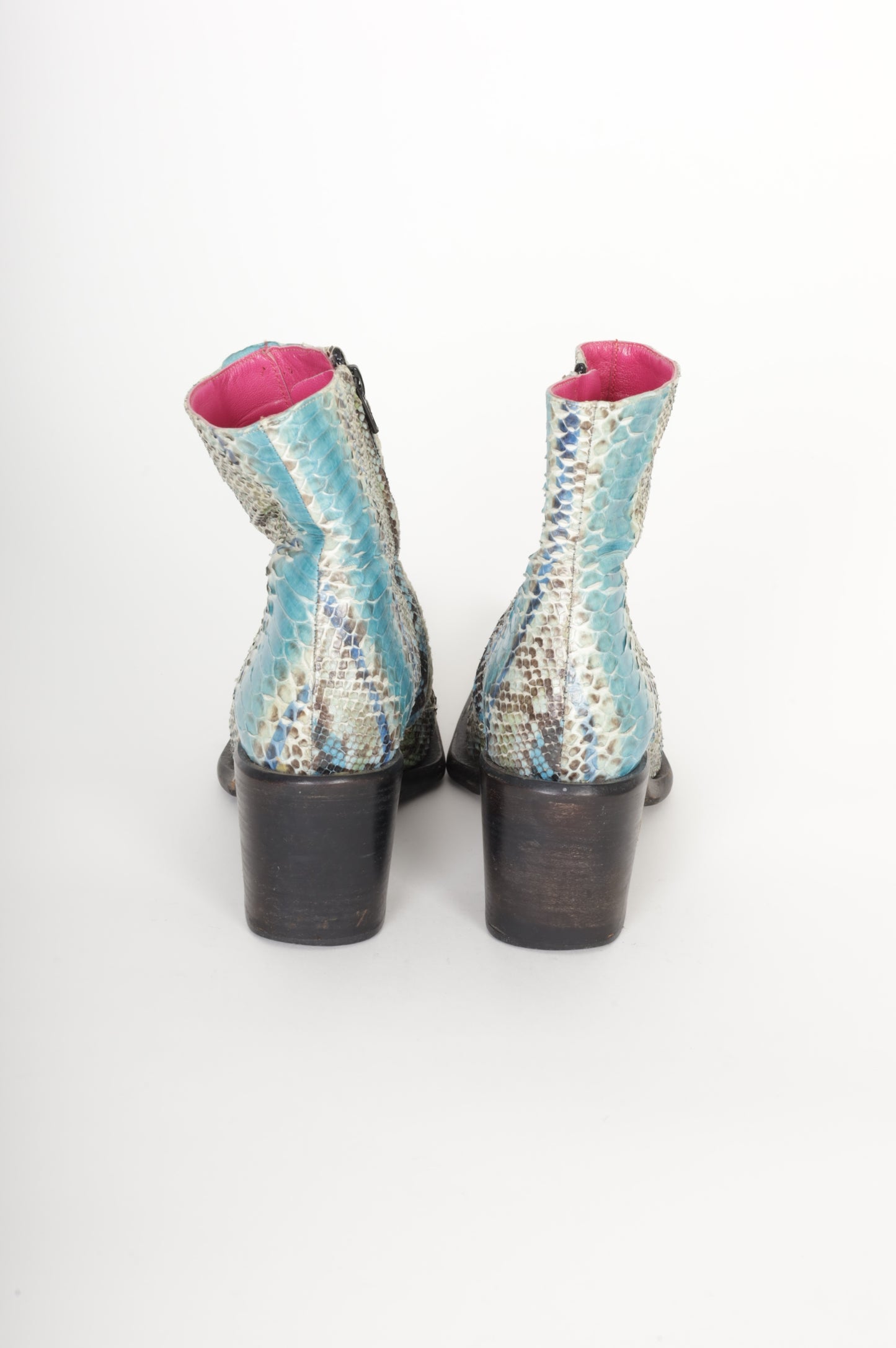 Free lance paris Womens Blue Boots Size EU 37
