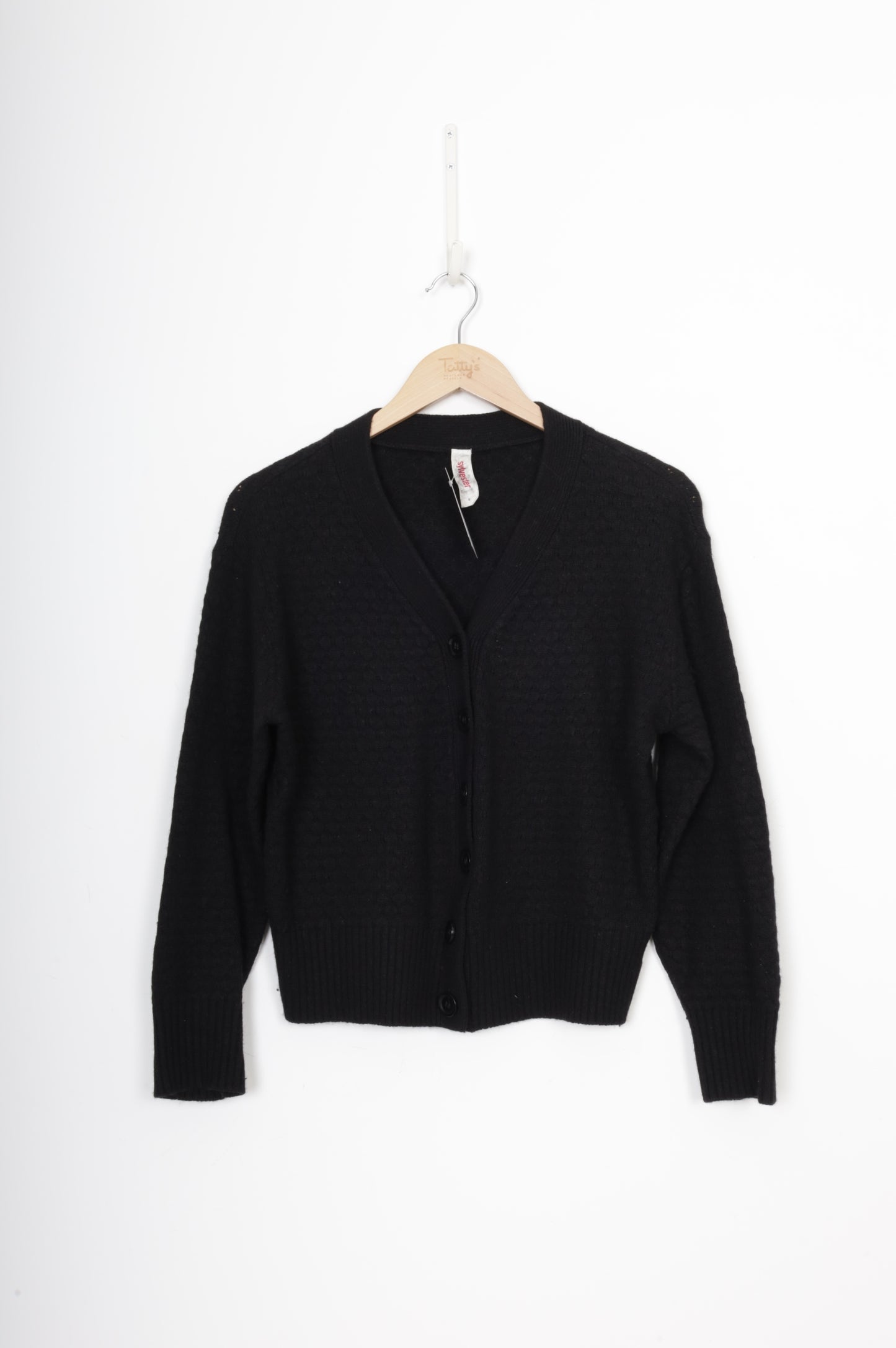 Sylvester Womens Black Cardigan Size 8