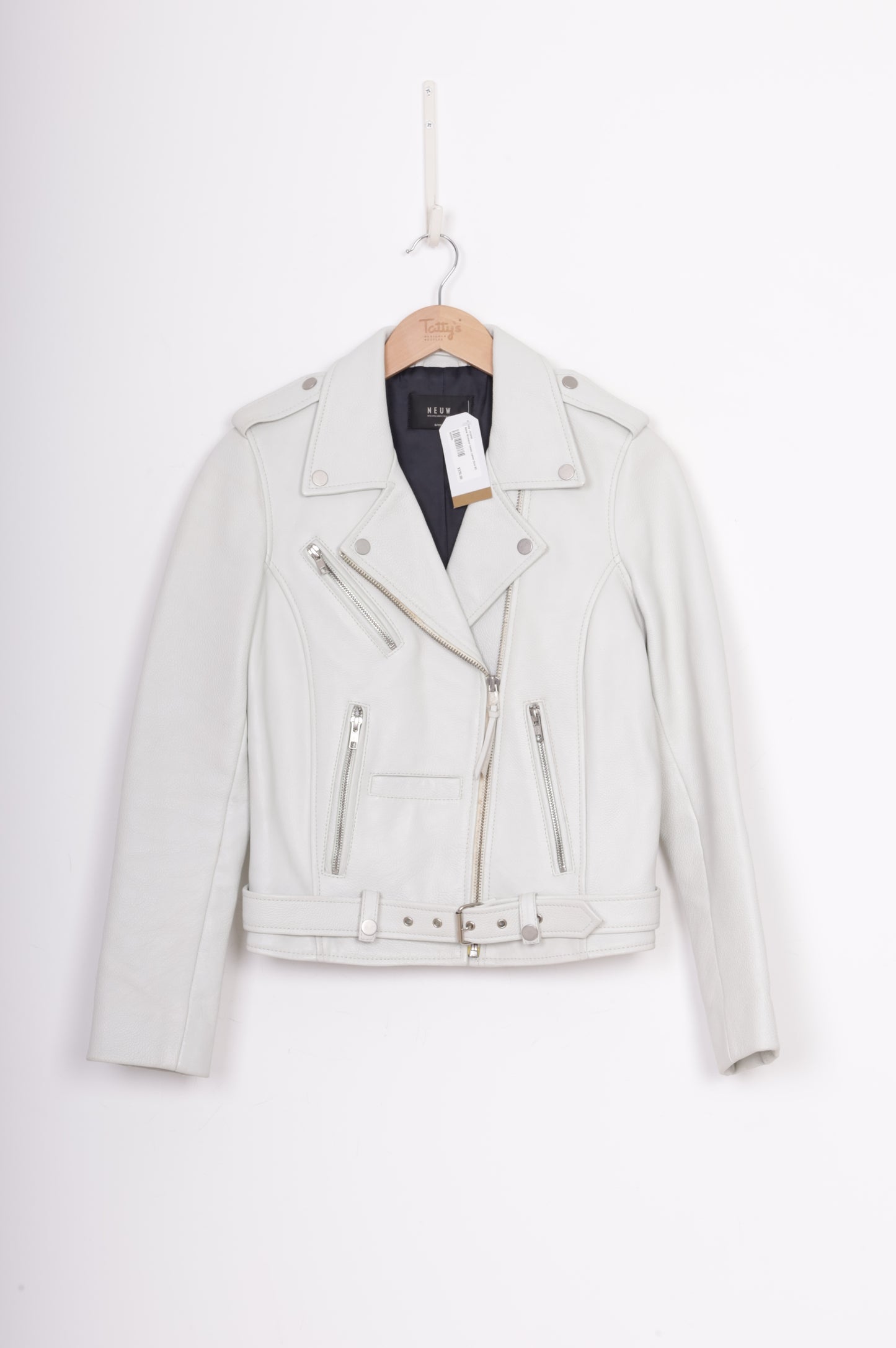 Neuw Womens Cream Jacket Size XS