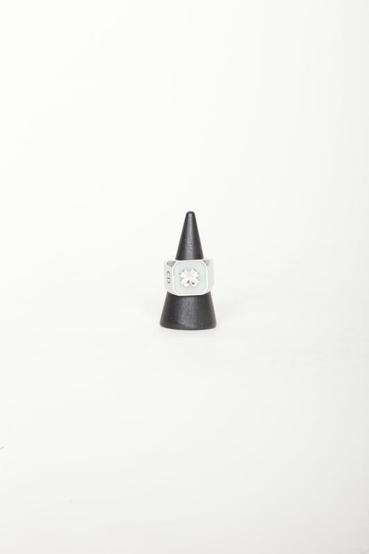 Christian Dior Unisex Metallic Ring Size L