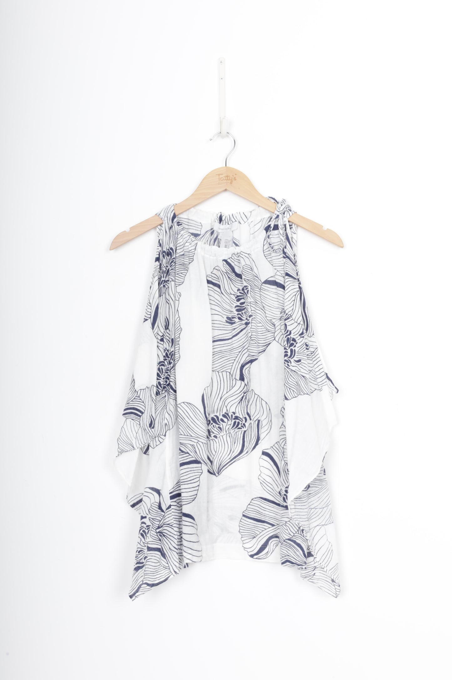 Karen Walker Womens White Top Size 8