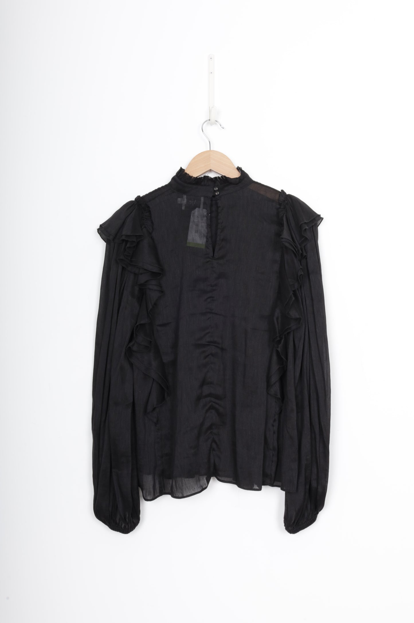 Aje. Womens Black Blouse Size 8