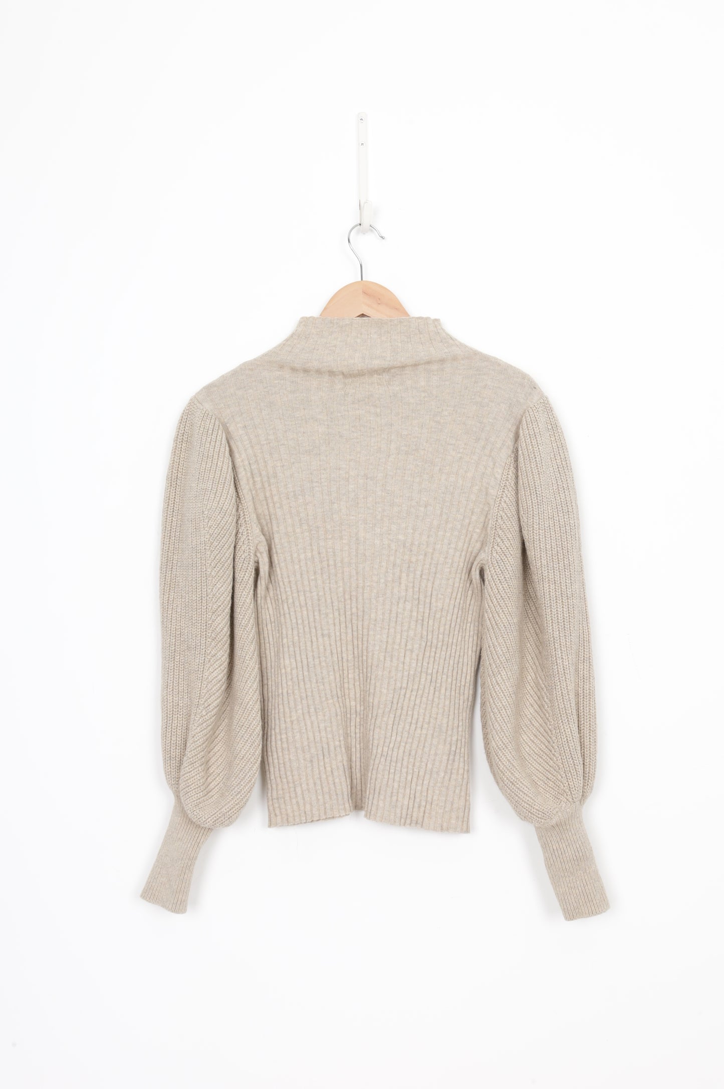 Bassike Knit Womens Beige Jumper Size 1