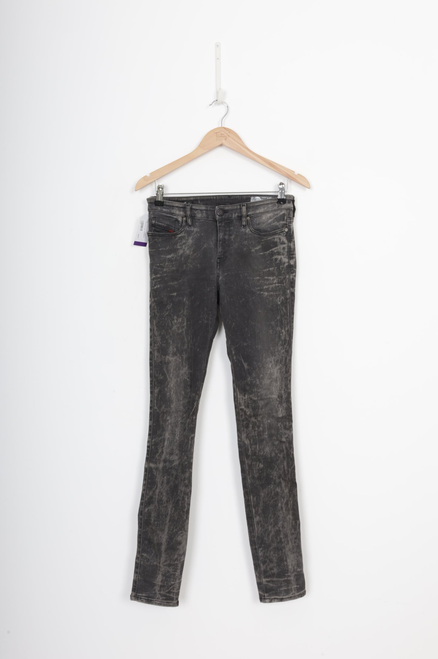 Diesel Womens Black Jeans Size W 28