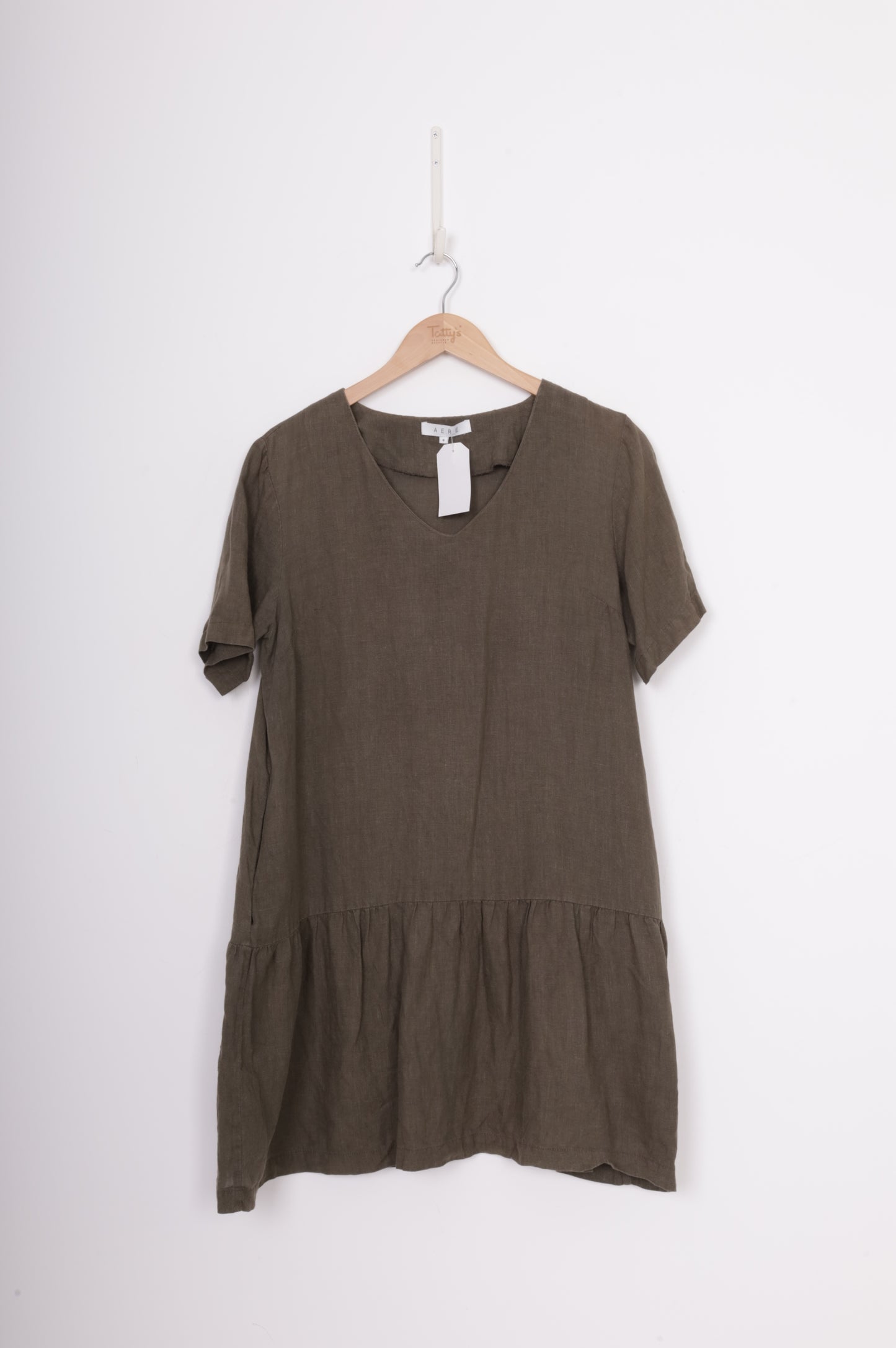 Aere Womens Green Dress Size 8