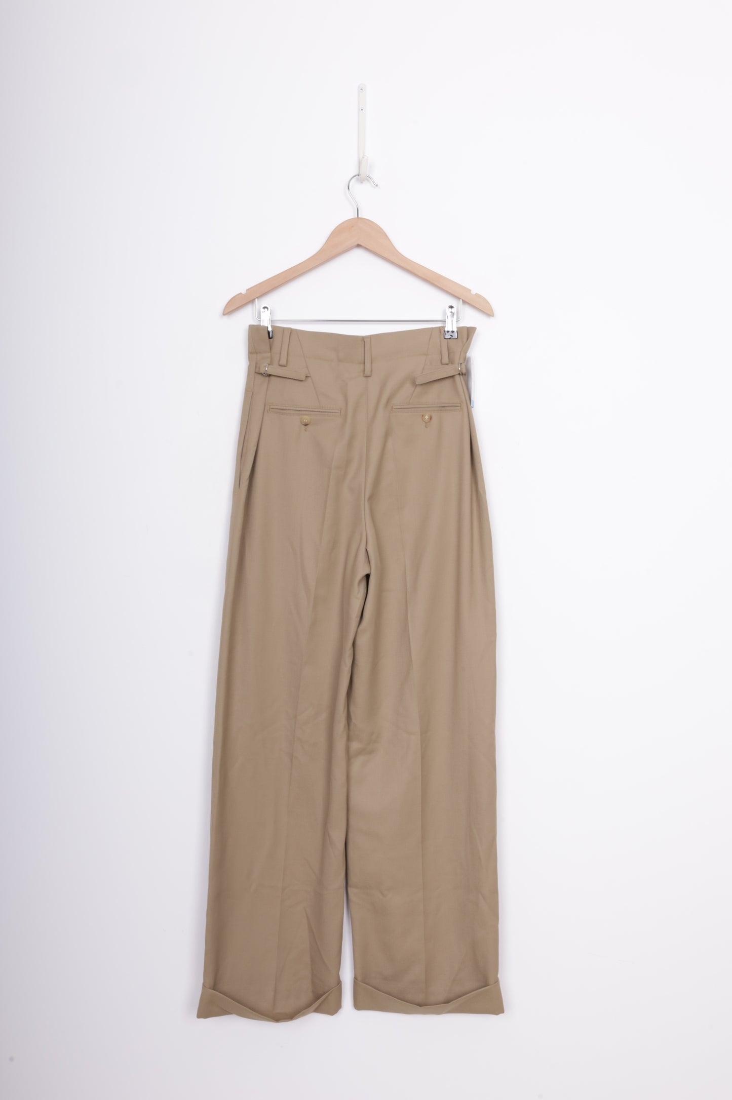 Acne Studios Womens Beige Pants Size 38