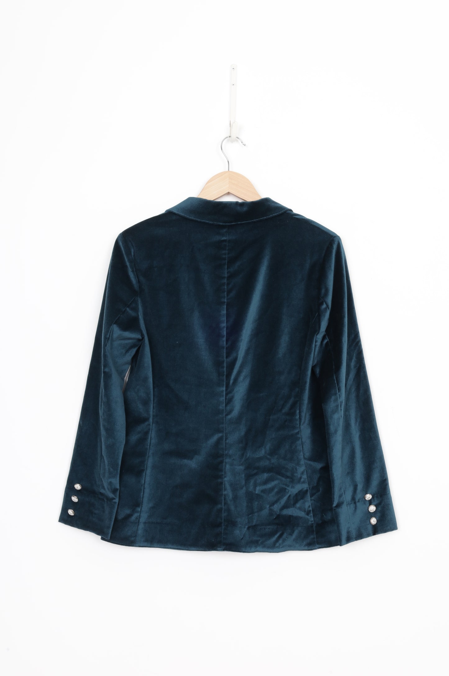 Repertoire Womens Blue Blazer Size 10