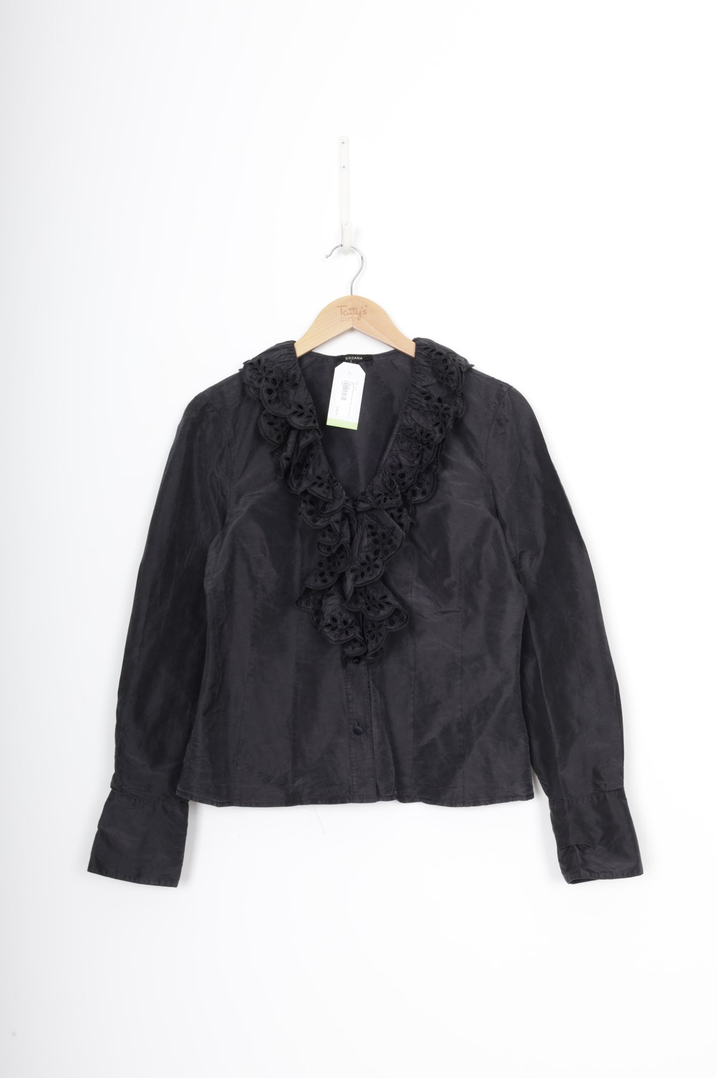 Escada Womens Black Shirt Size 40