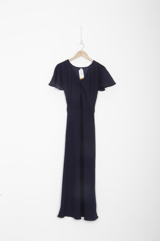 ellis Womens Blue Dress Size 8