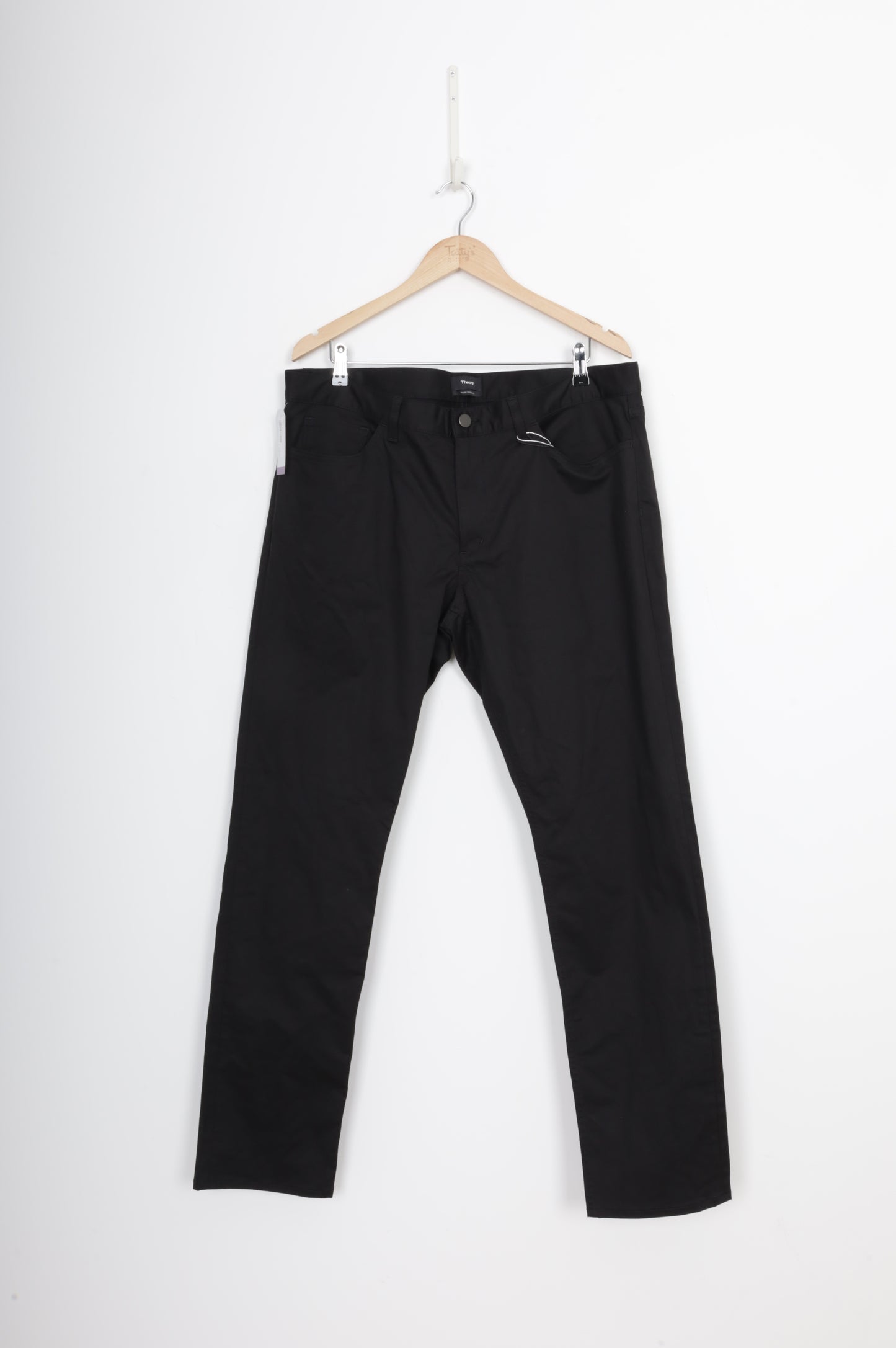 Theory Mens Black Pants Size 38