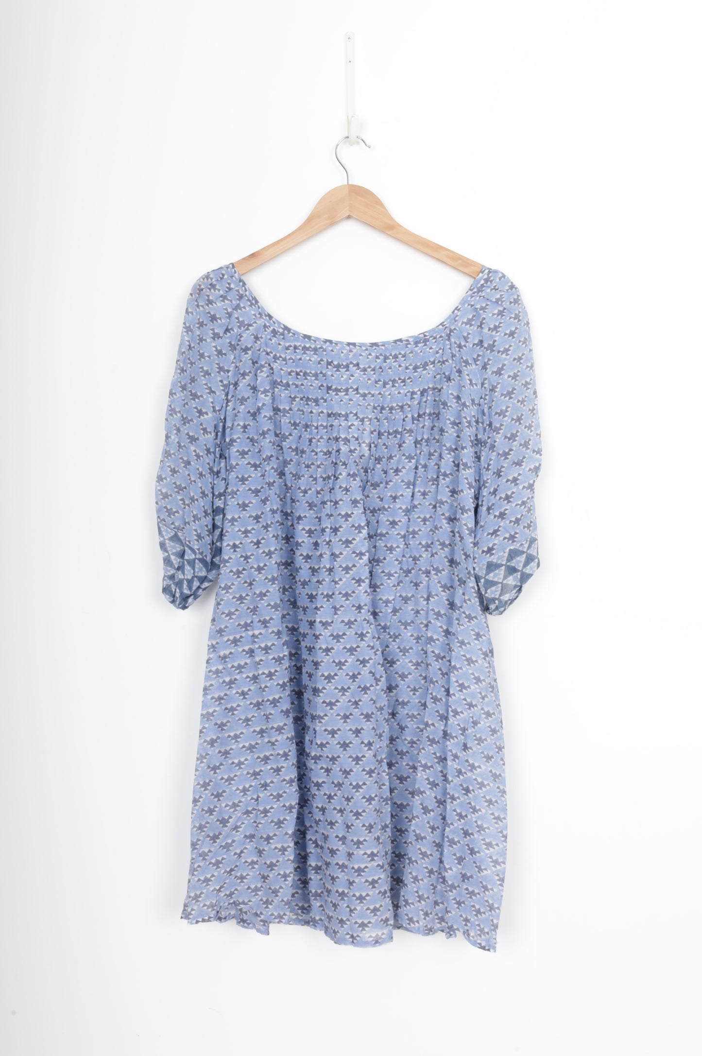 Thierry Colson Womens Blue Dress Size S