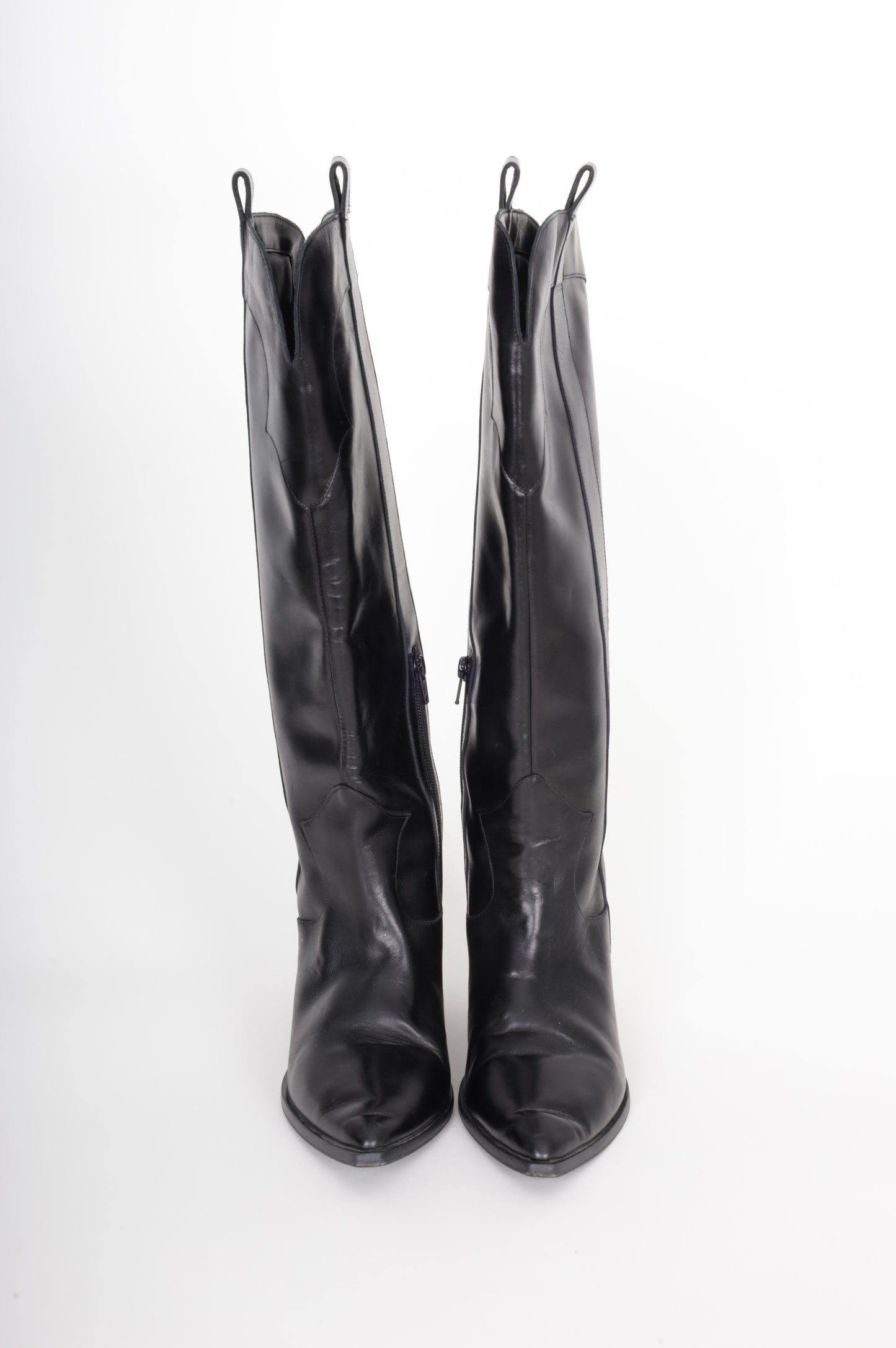 DOF Womens Black Boots Size EU 38