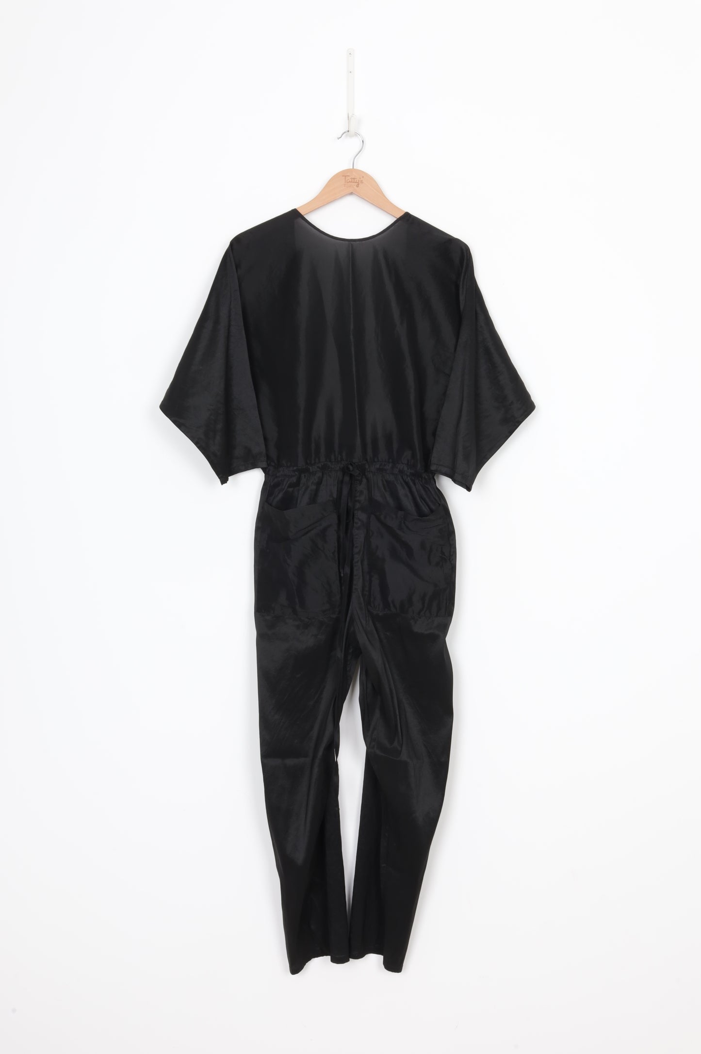 Miss Crabb Womens Black Jumpsuit Size 10