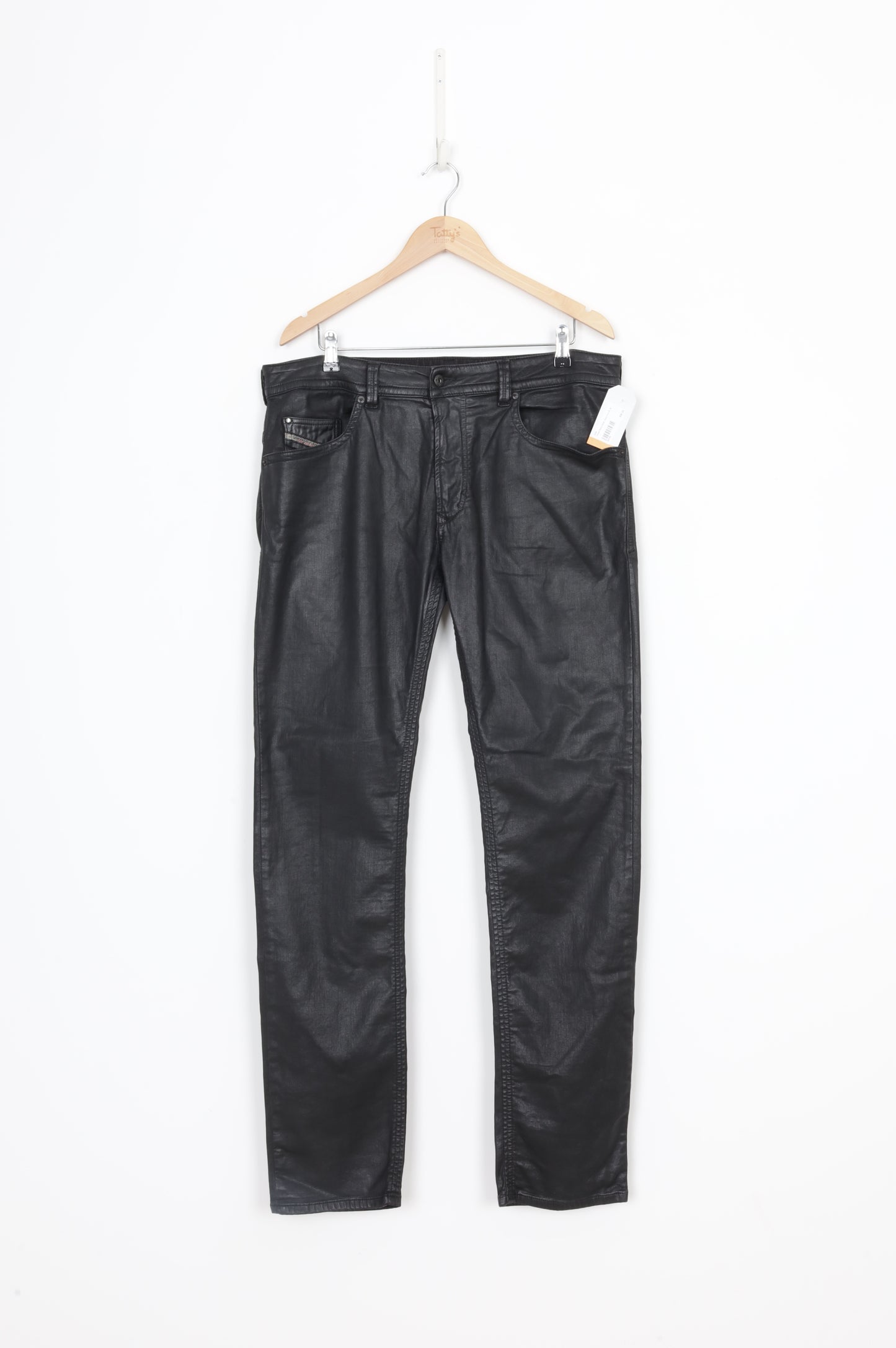 Diesel Mens Black Jeans Size W 36