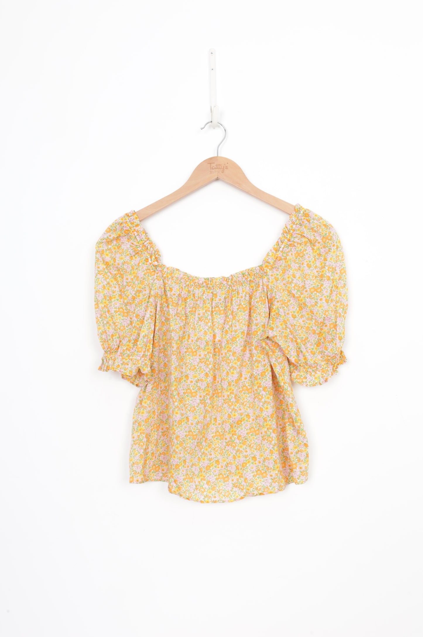 & Other Stories Paris Atelier Womens Yellow Top Size 36