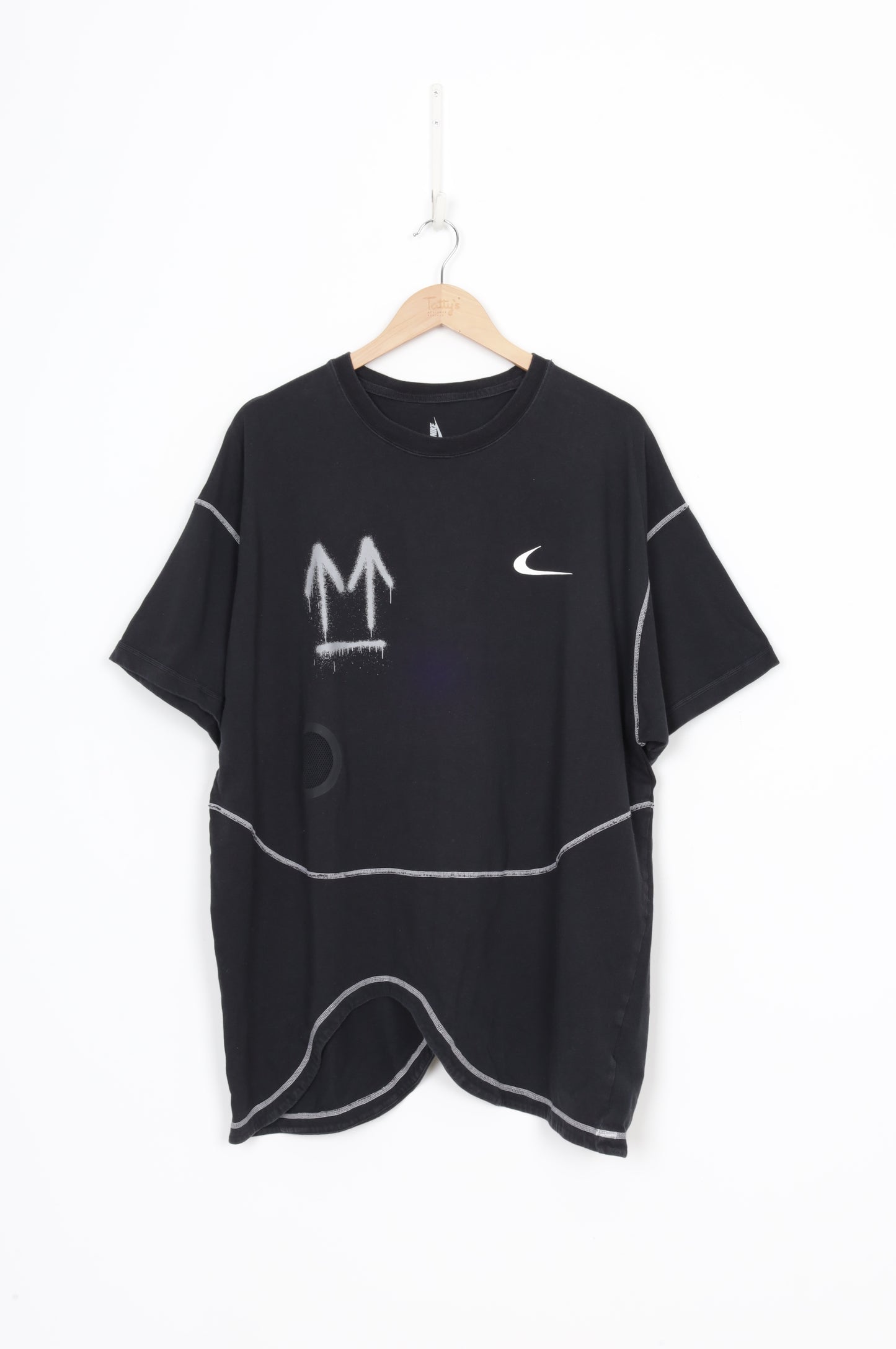 Nike X Off White Mens Black T-shirt Size XL