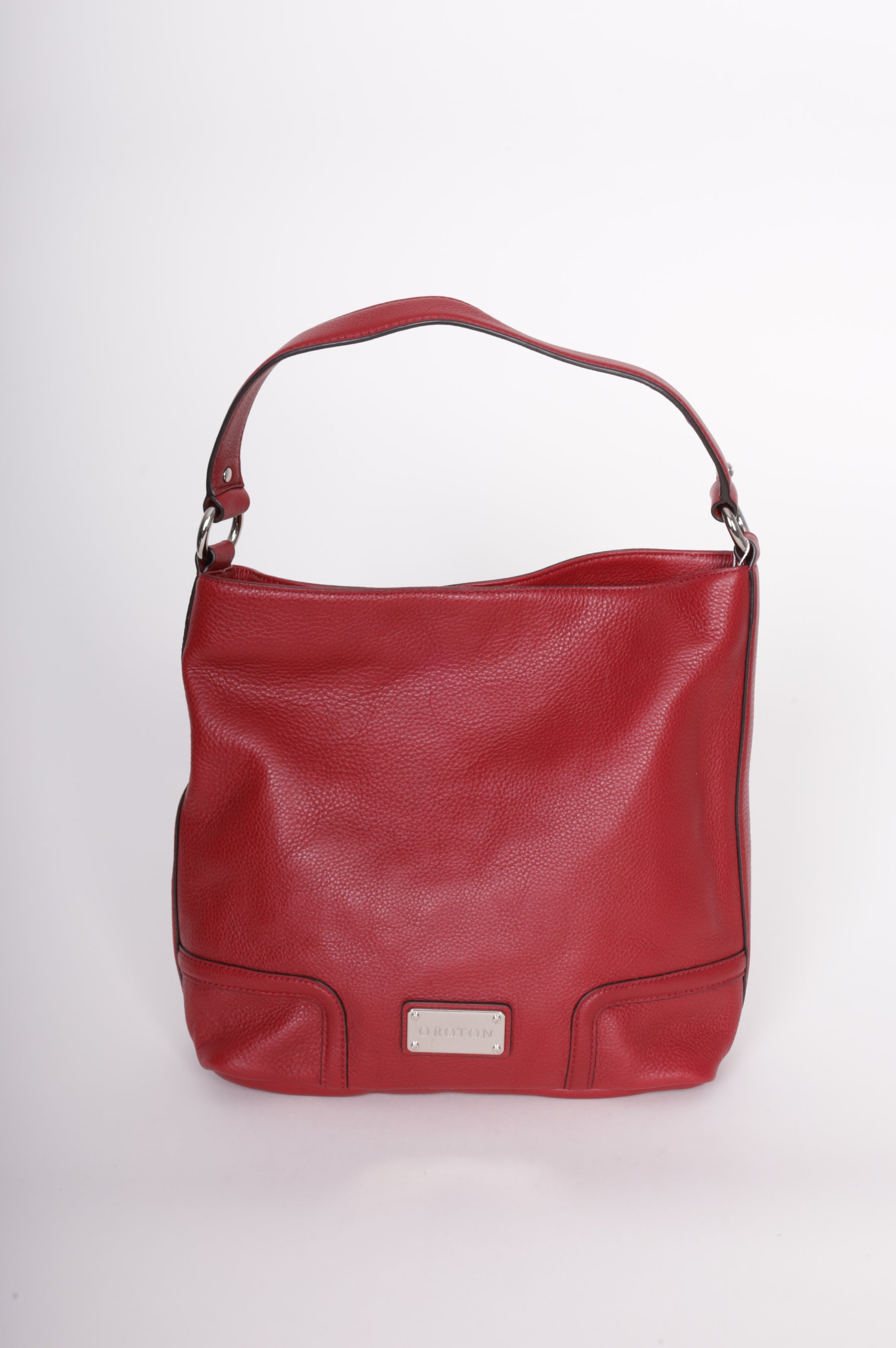 Oroton Hobo Women Signature Oroton Hobo Handbag Oroton Womens Red