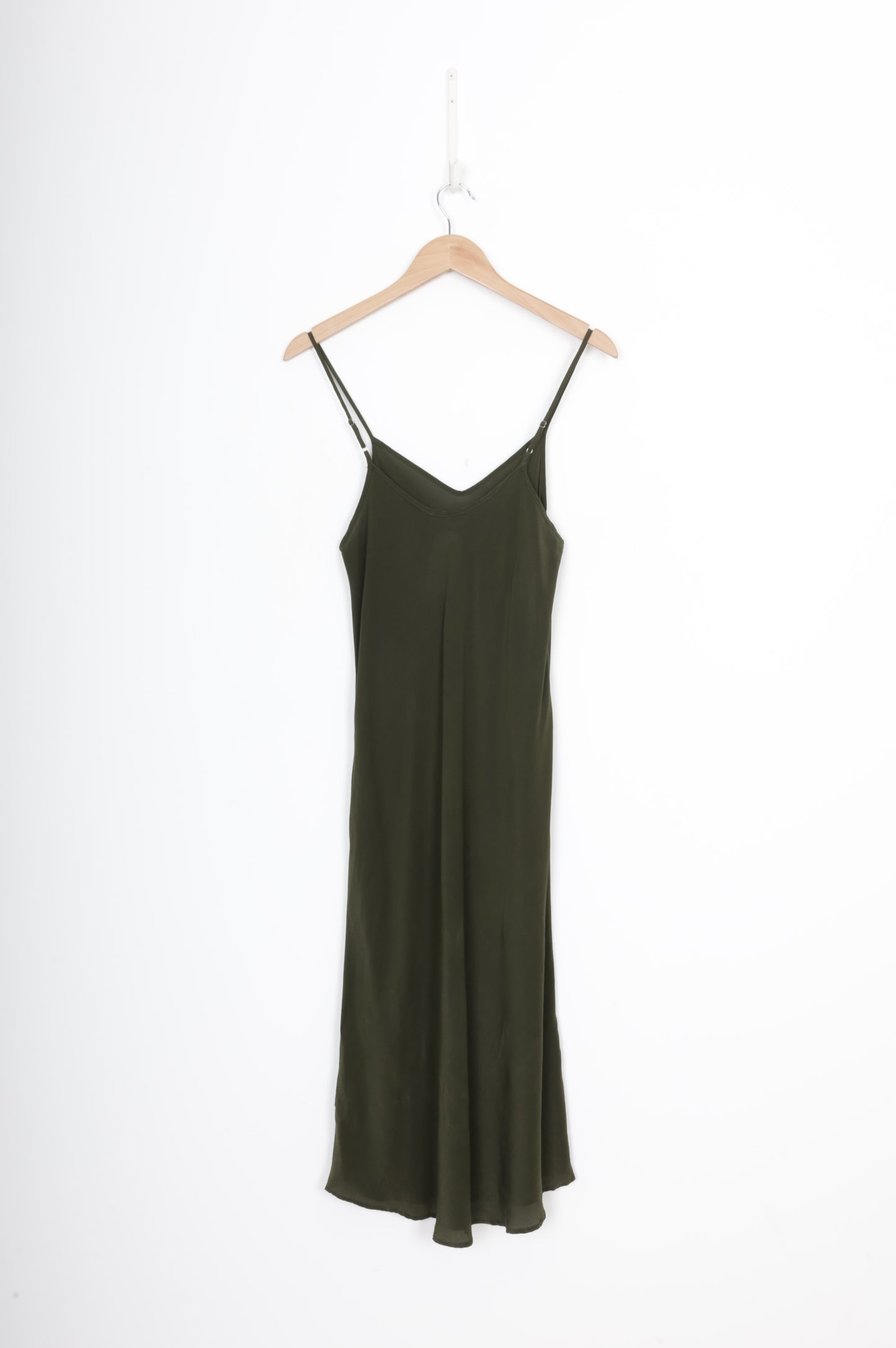 Kenzie Silk Womens Green Dress Size S