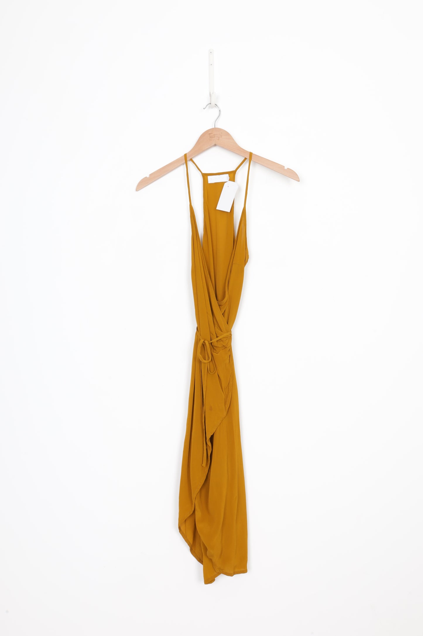 evolucion Womens Yellow Dress Size S