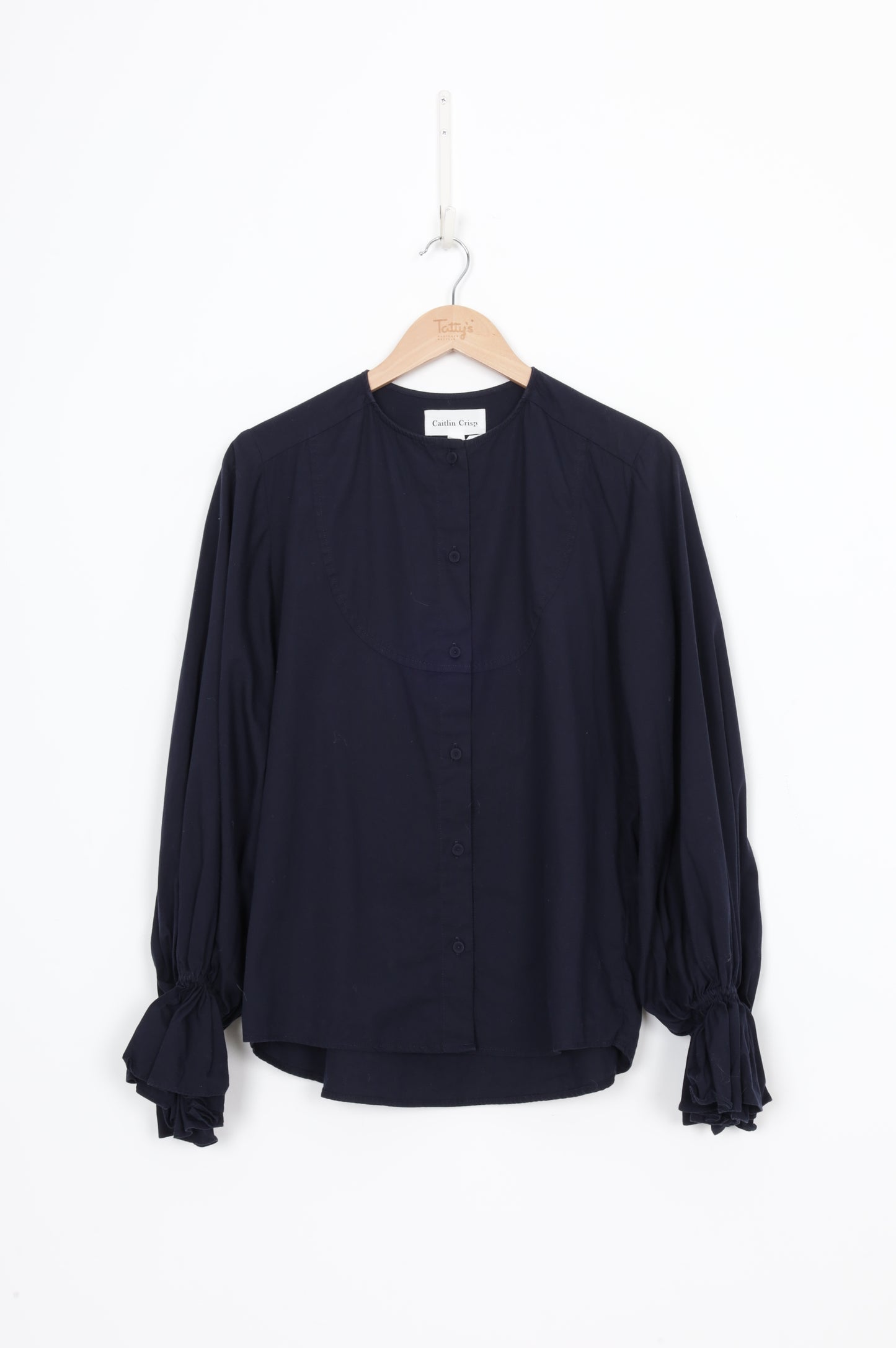Caitlin Crisp Womens Blue Top Size 8
