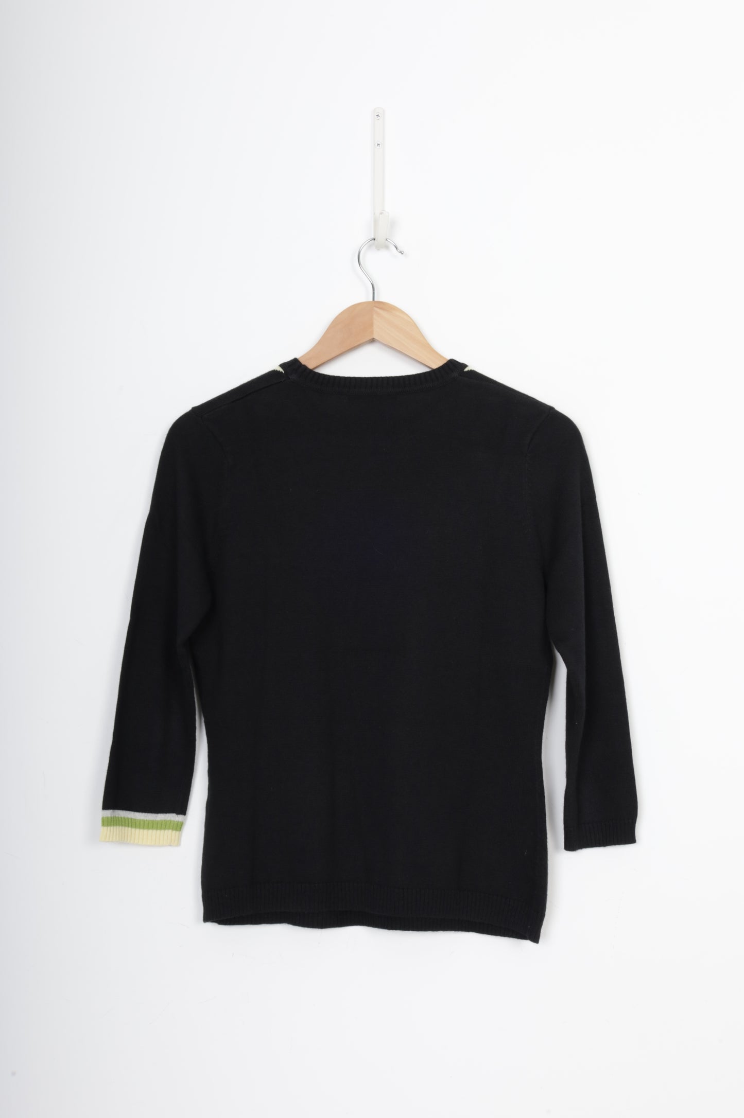 Aquascutum Womens Black Jumper Size M