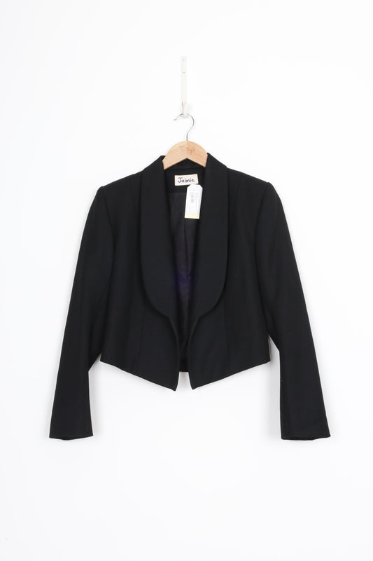 Jaimie Womens Black Blazer Size 14