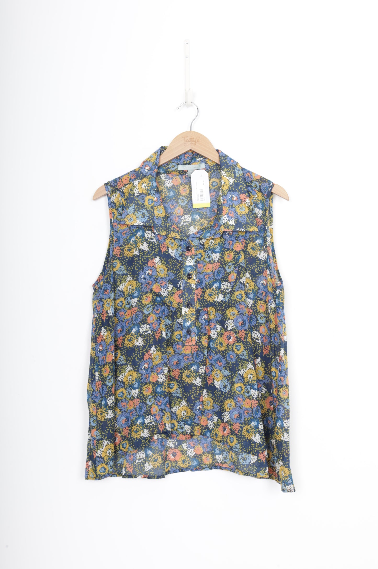 juliette hogan Womens Blue Top Size 10