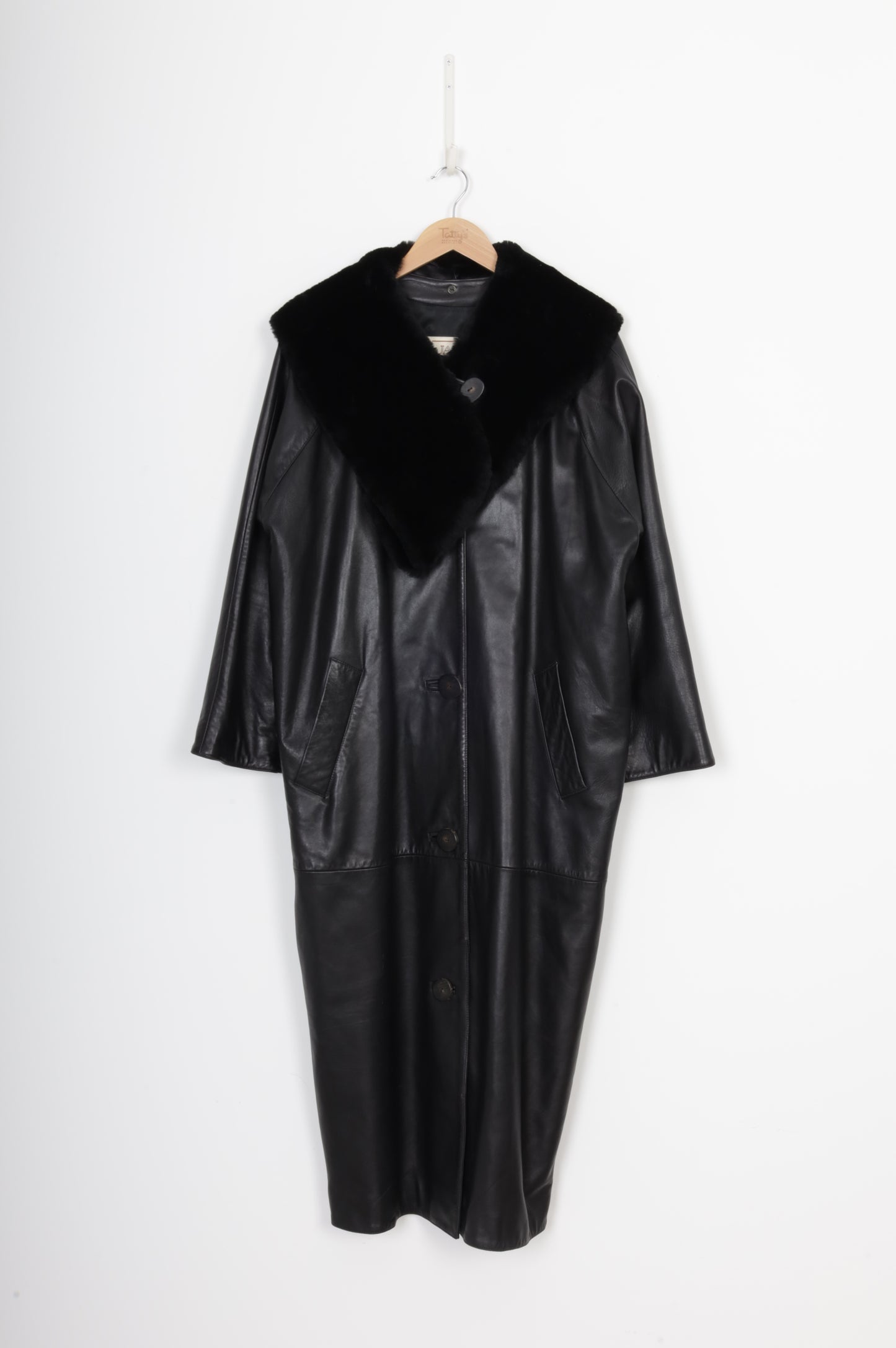 Jane Norris (Vintage) Womens Black Coat Size S