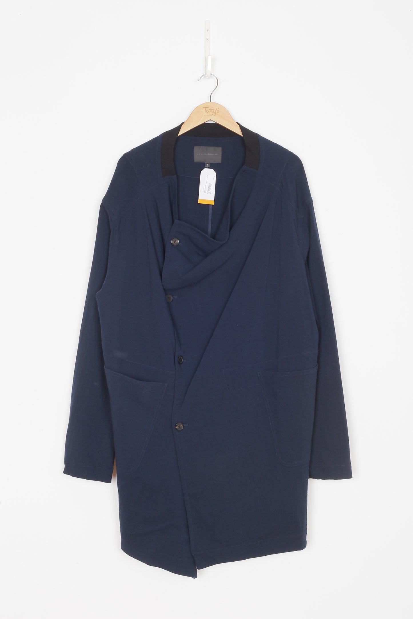 Harrison Wong Mens Blue Coat Size M