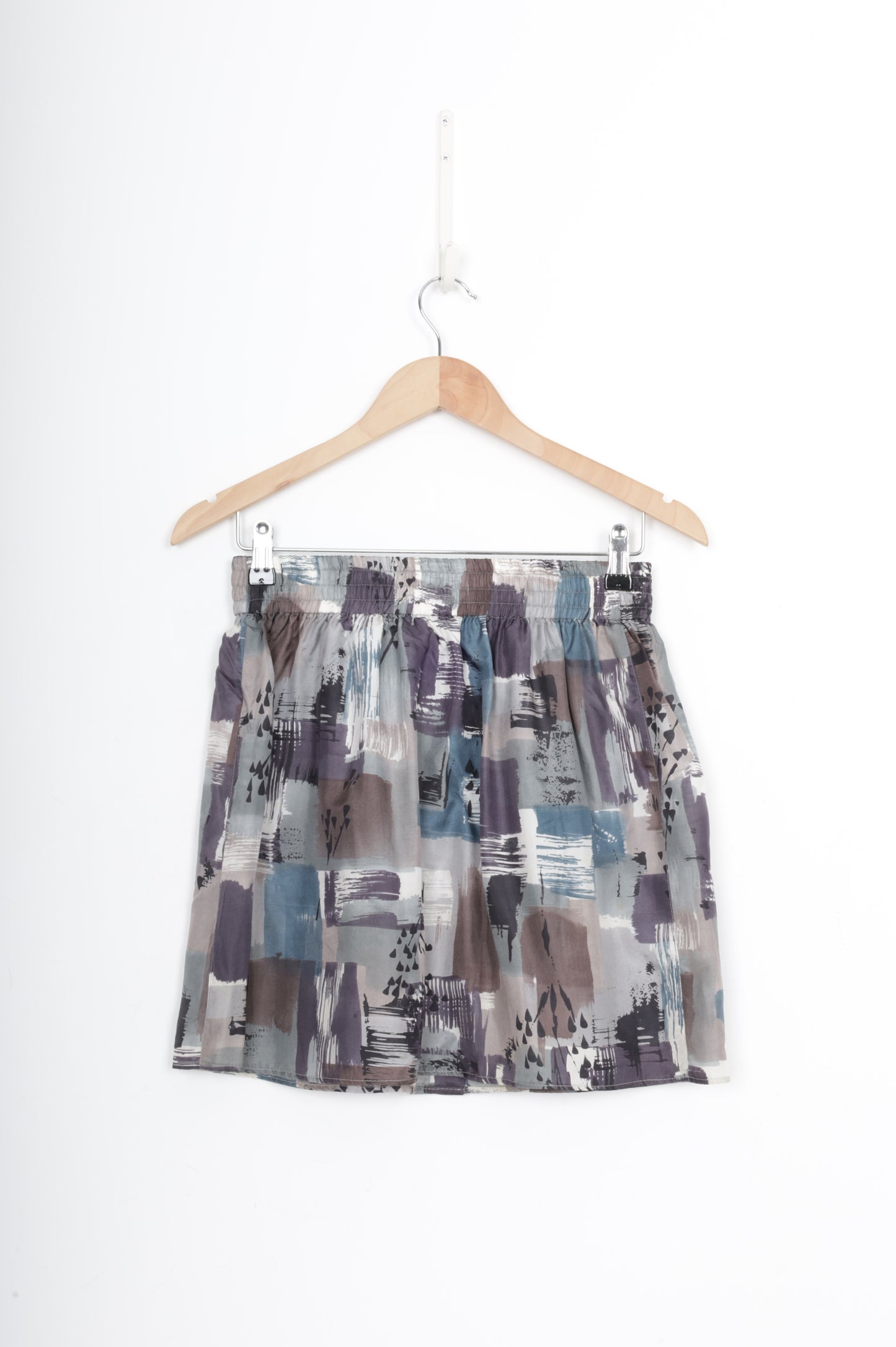 juliette hogan Womens Grey Mini Skirt Size 10