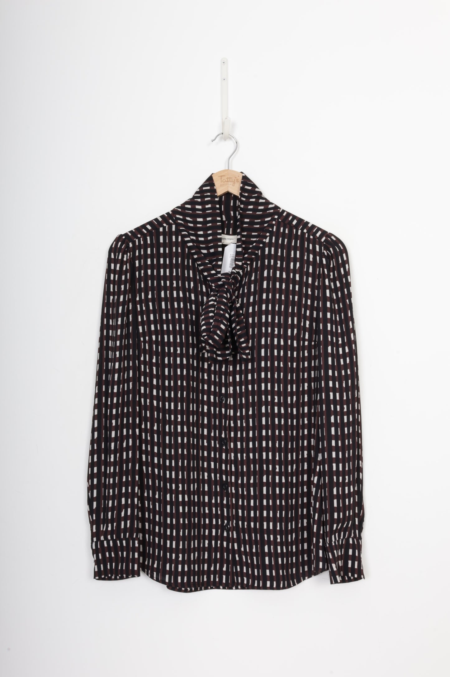 Juliette Hogan Womens Black Shirt Size 8