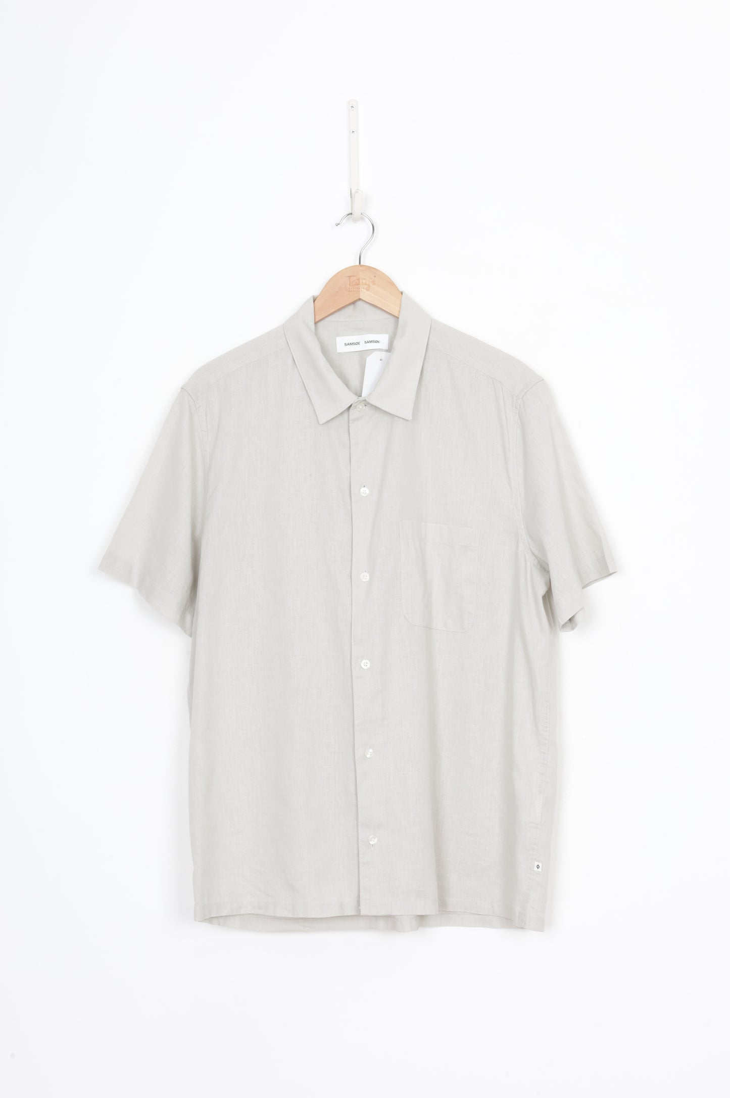 Samsoe Samsoe Mens Grey Shirt Size L