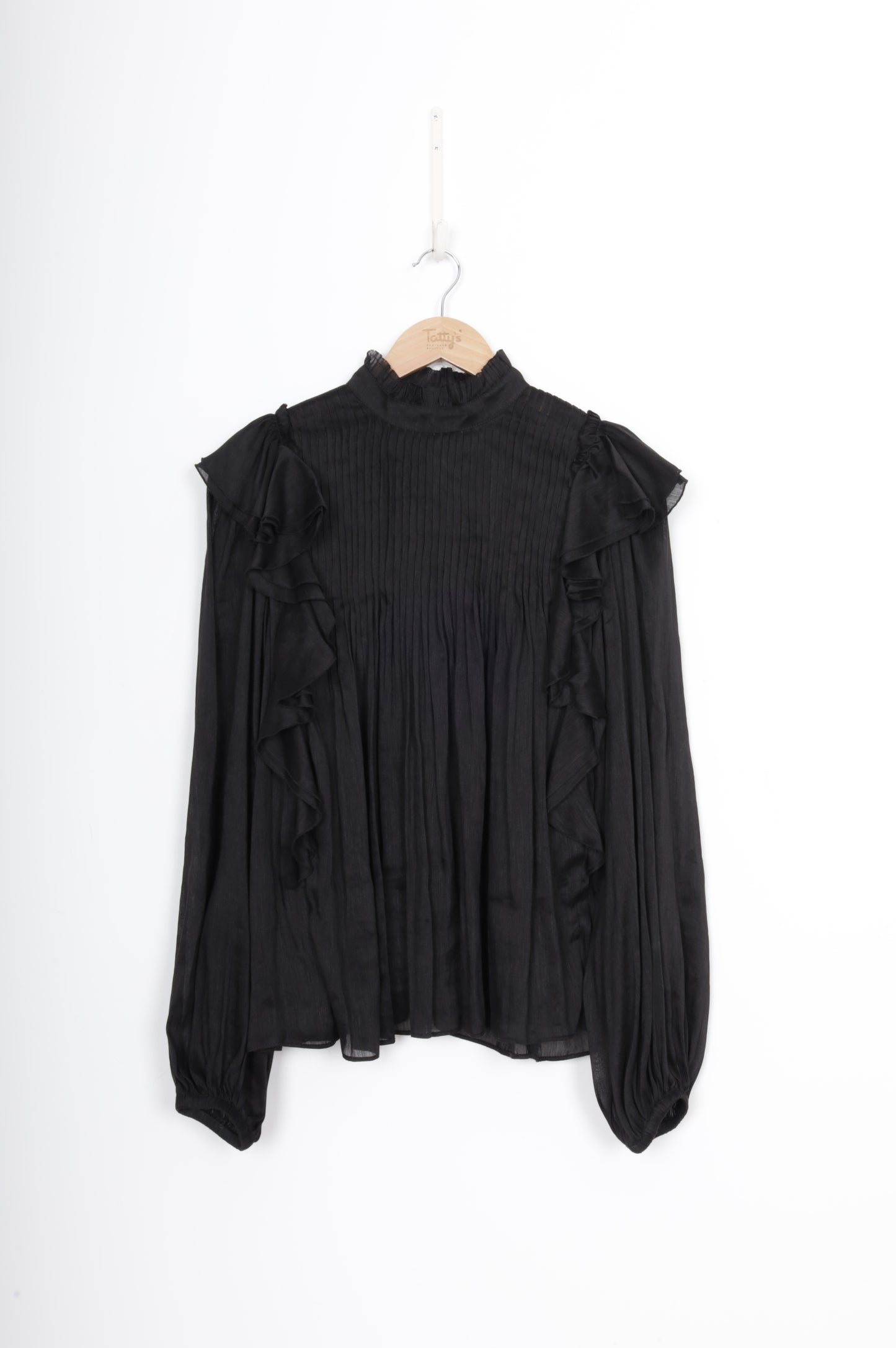 Aje. Womens Black Blouse Size 8