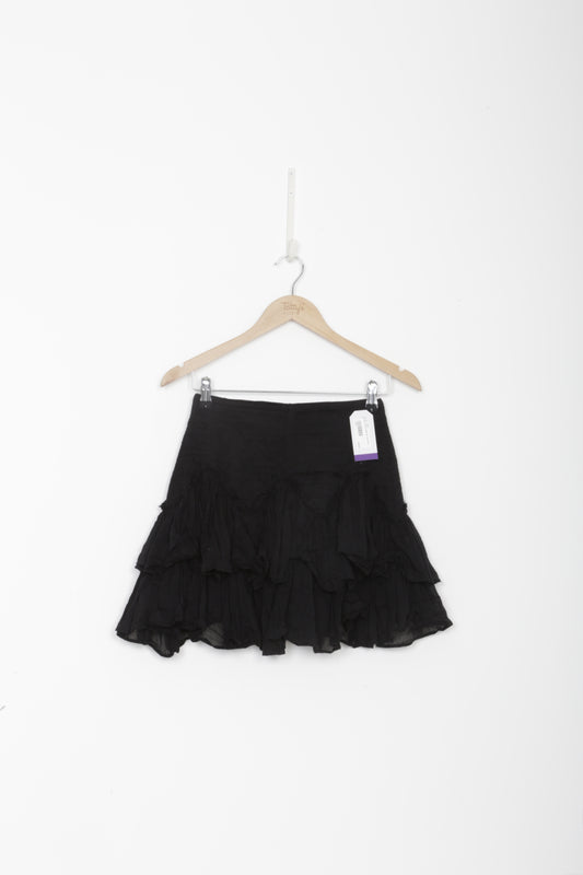 Aje. Womens Black Mini Skirt Size 6