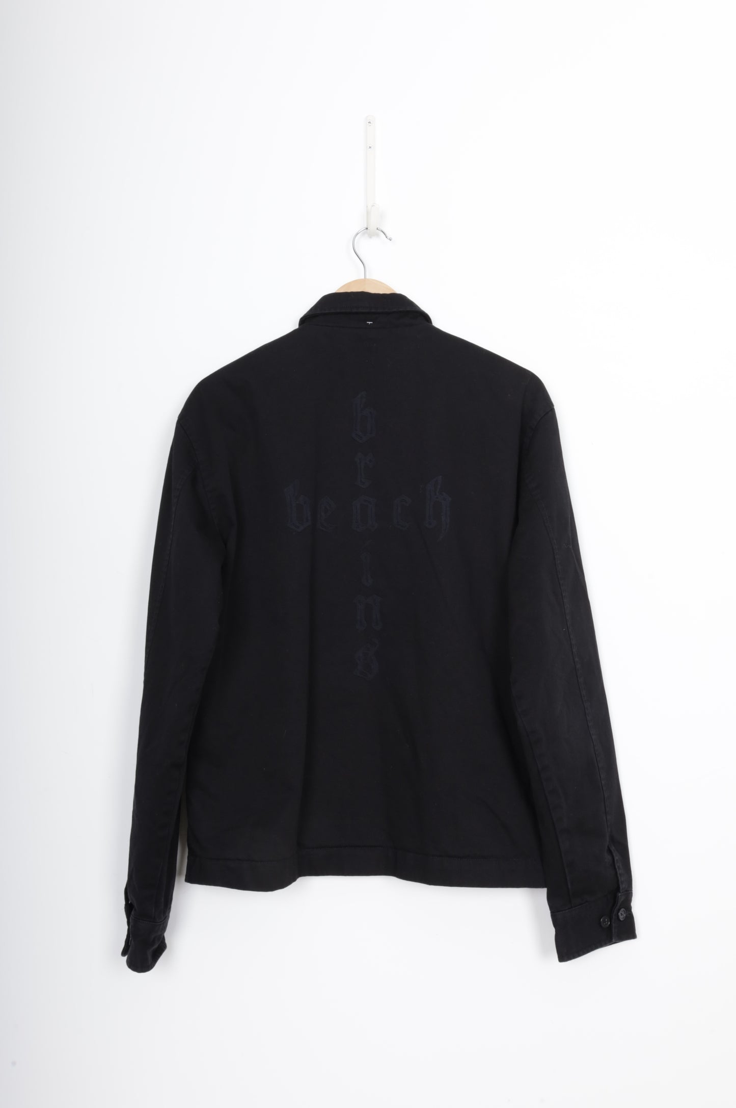 Beach Brains Mens Black Jacket Size M