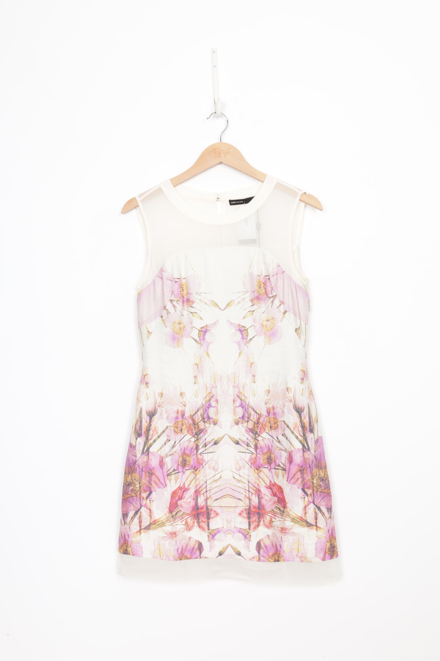 Karen Millen Womens Cream Dress Size 10
