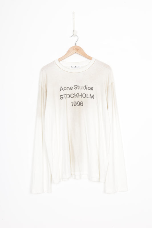 Acne Studios Mens Cream Top Size L