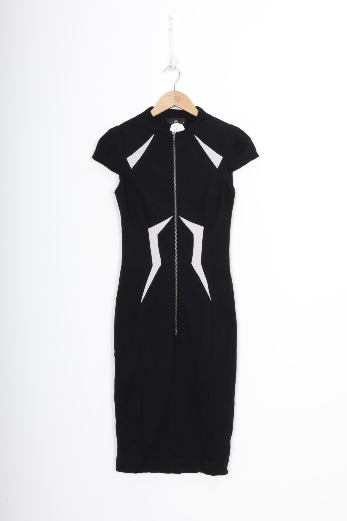 Cue Womens Black Dress Size 8