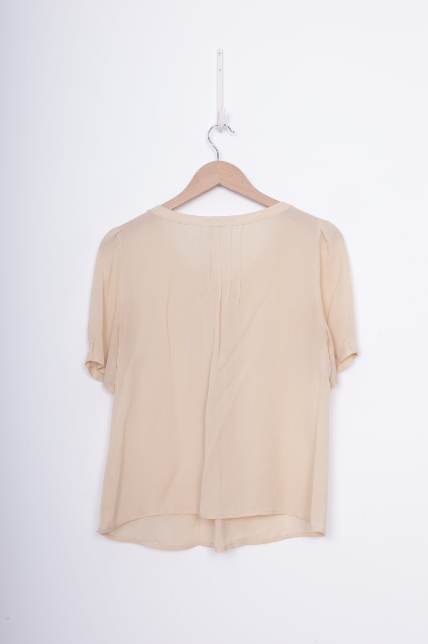 LK Bennett Womens Beige Top Size 12