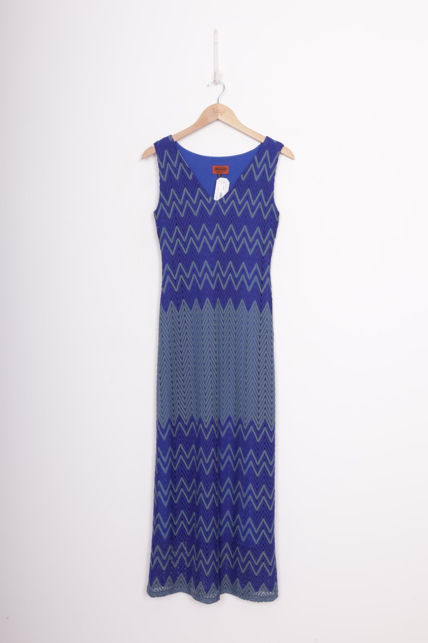 Missoni Womens Blue Dress Size M