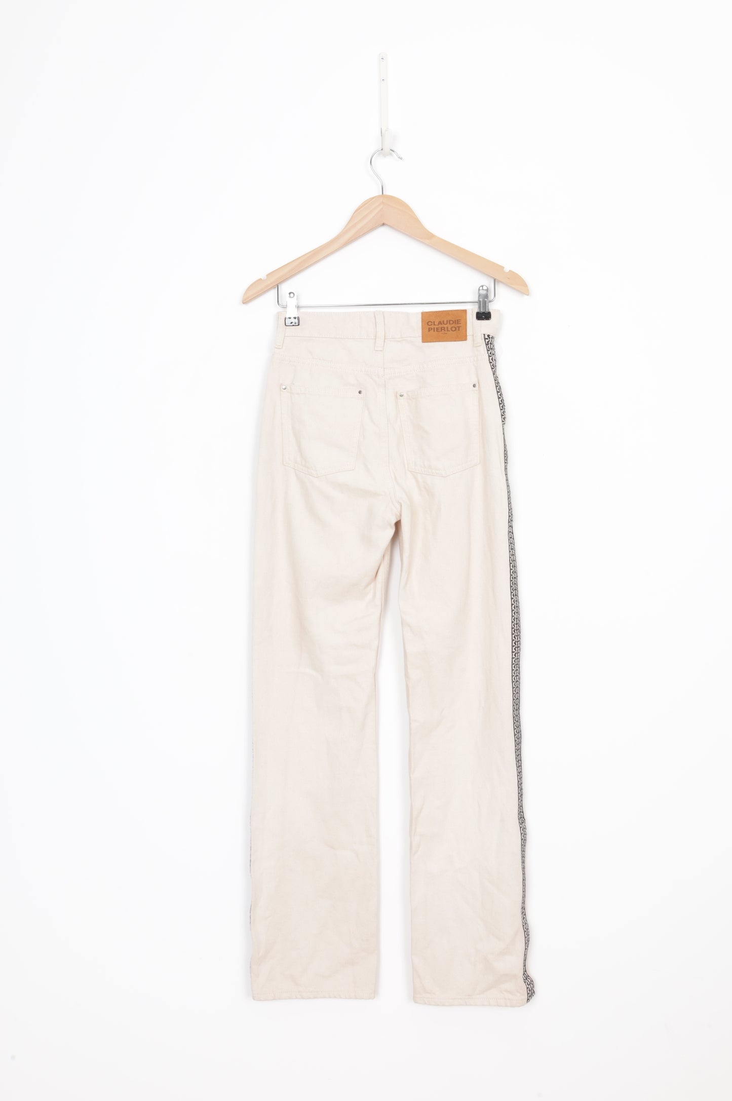 Claudie Pierlot Womens Beige Jeans Size 36