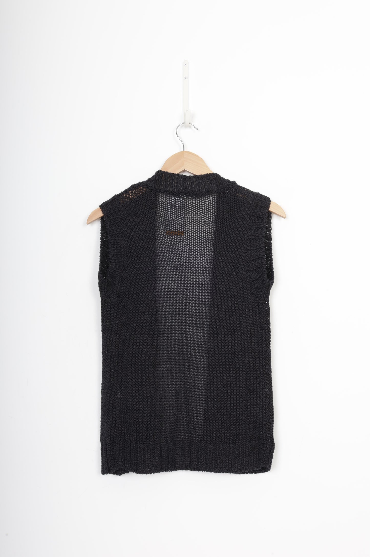 Le Twin Set Womens Black Vest Size 12