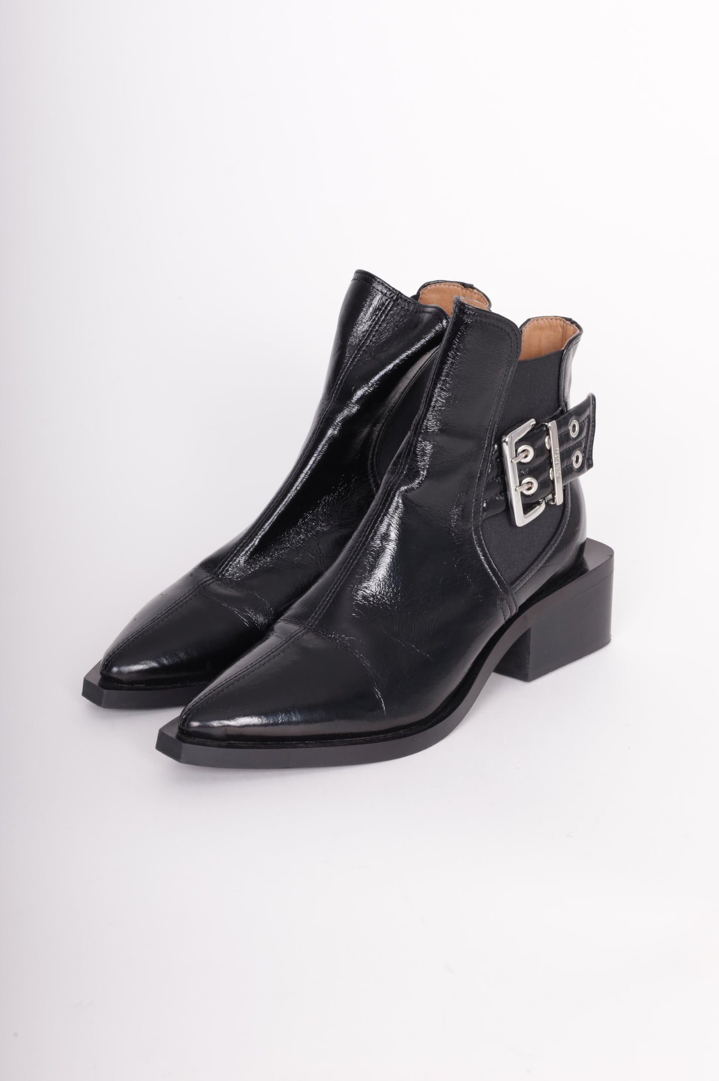 Ganni Womens Black Shoes Size EU 39