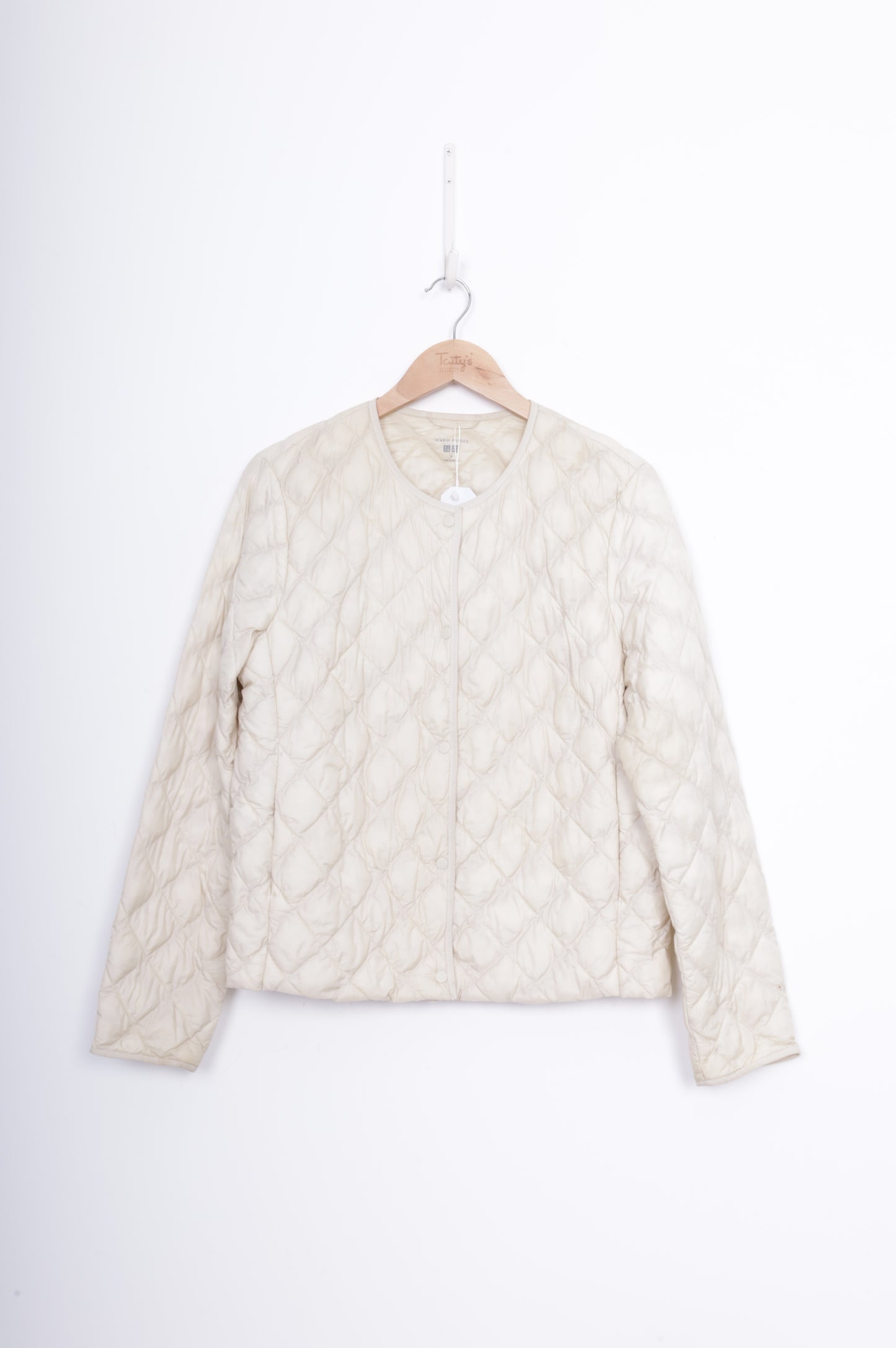Uniqlo Womens Cream Jacket Size M