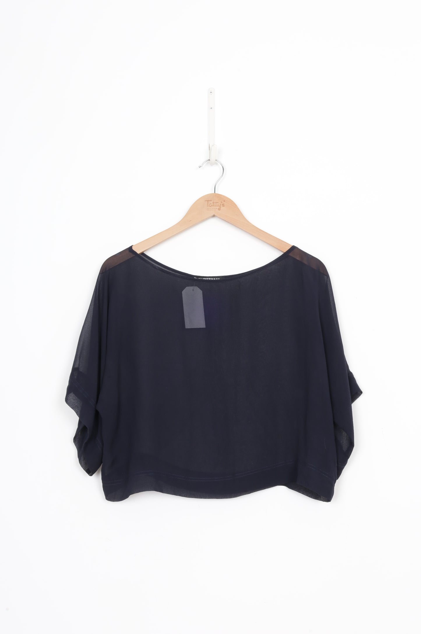 Knuefermann Womens Blue Top Size S